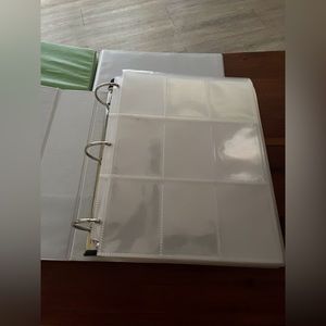 Trading Card Insert Pages + Binder